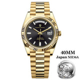PAGANI DESIGN DD40 Luxury Rose Gold Men's Watches Automatic Mechanical Watch For Men AR Sapphire Glass Date Wrist watch Men 2026