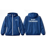 Men’s Lightweight Printed Zip-Up Hoodie