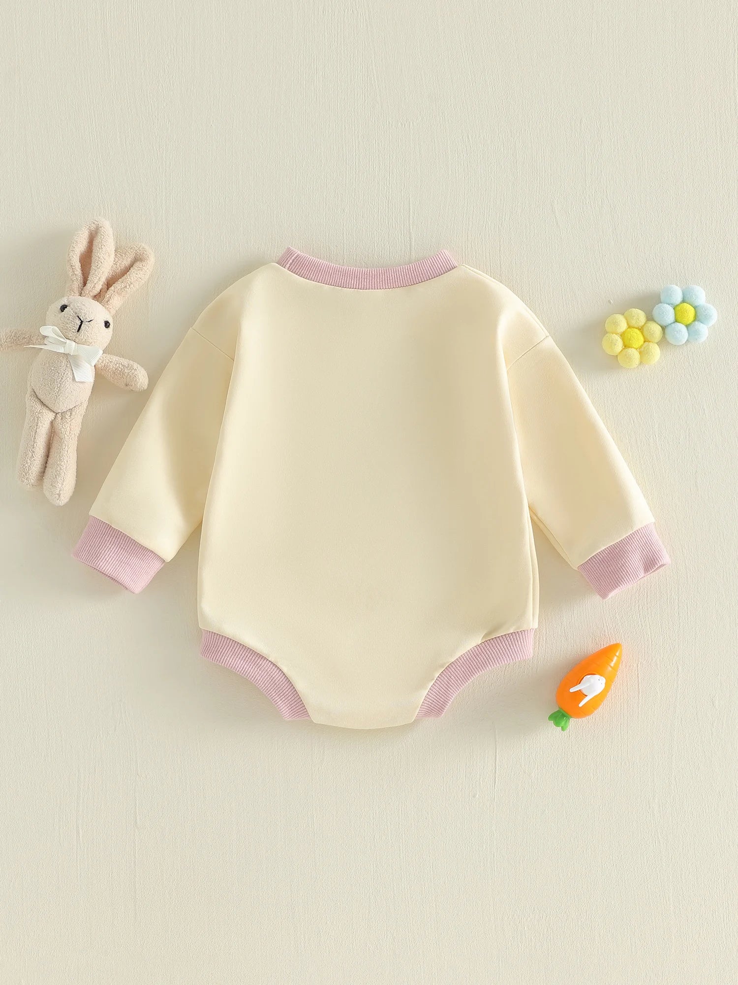 Floral Ruffle Baby Romper