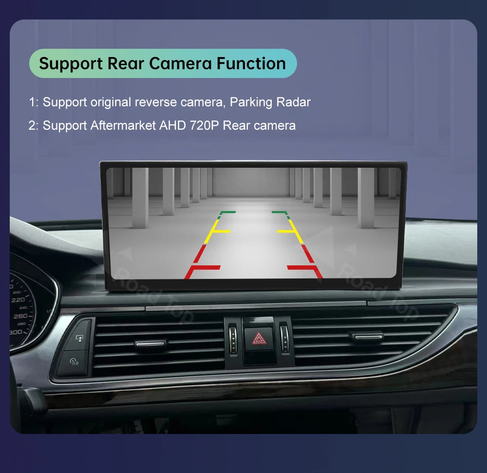 Road Top 12.3" CarPlay Screen for Audi A6 C6 A7 C7