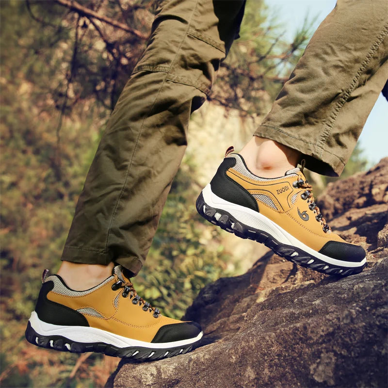 SNORW Men's Microfiber Casual Sneakers | All-Season Style