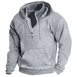 Men's Half-Zip Fleece Hoodie