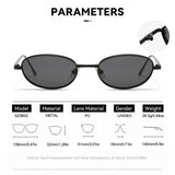 DDDLONG Fashion Small Round Retro Sunglasses Women Classical Vintage Punk Sun Glasses For Men Eyewear Outdoor Shades D609