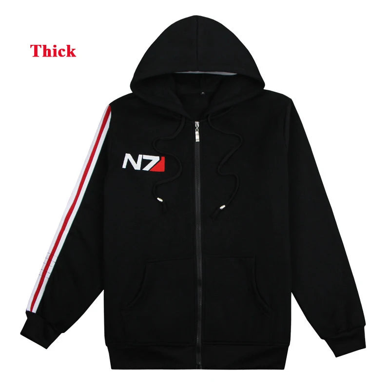 Mass Effect N7 Zip-Up Hoodie