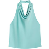 Women's Halter Backless Vest Top