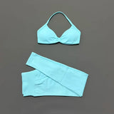 2Pcs HISTELLO Seamless Yoga Sports Set for Women Resistant Backless Bra Pilates Fitness Workout Running Leggings Gym Suit