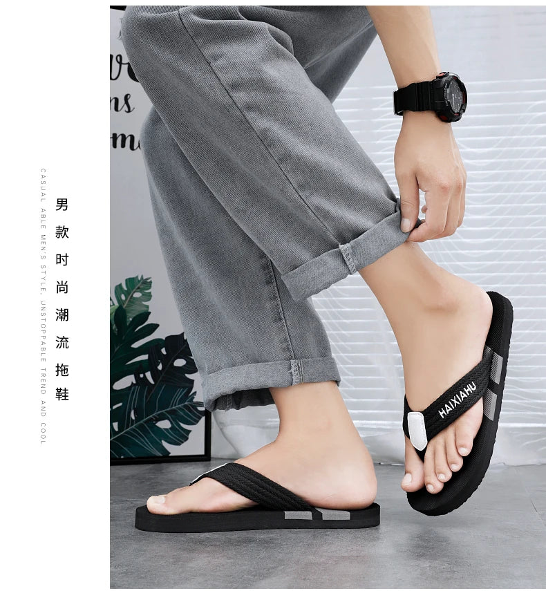 Men's EVA Flip Flops — Lightweight Non-Slip Beach & Indoor Slides