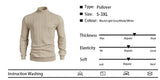 Men's Turtleneck Knit Sweater