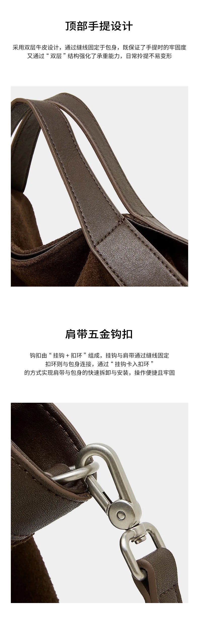 Genuine Leather Women Handbags Large Capacity Female Shoulder Crossbody Bag Fashion Cowhide Commuting Big Totes Bolsas