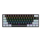 APAYADO K61 Wired Mechanical Keyboard - 60% Compact (61 Keys), RGB Backlit, Portable Design, Phantom Switches, for Gaming