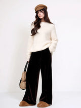 Women's Relaxed Knit Sweater | Long Sleeve Pullover