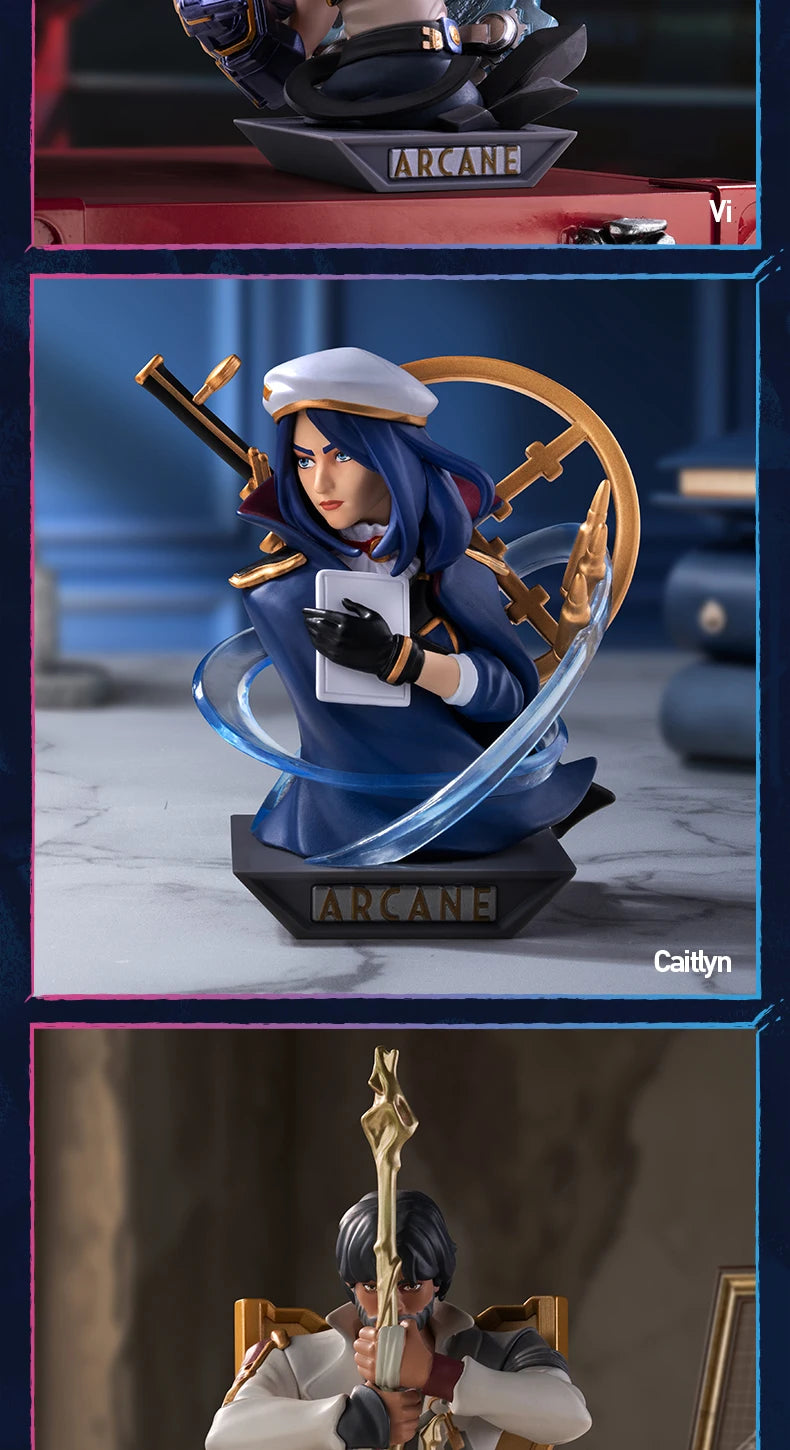 POP MART League of Legends: Arcane Series Blind Box Toys Kawaii Anime Action Figure Caixa Caja Surprise Mystery Bag Toy