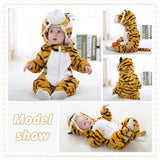 Plush Hooded Baby Winter Romper