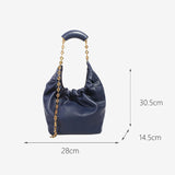 Mendy Women Bags Handbag Cloud Shape Versatile Women's Shoulder Bag Crossbody Underarm Bag Drawstring Desginer High Quality Soft