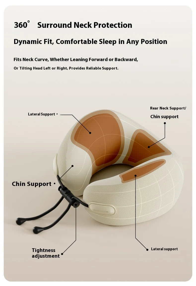 Memory Foam Neck Pillow Travel Pillow Portable U Shape Pillow for Airplane Or Office Home Comfort Support
