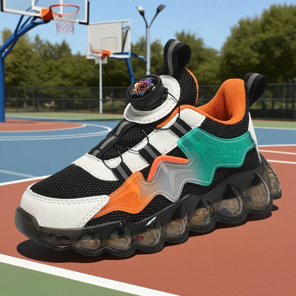 Kids' Lightweight Mesh Running Sneakers