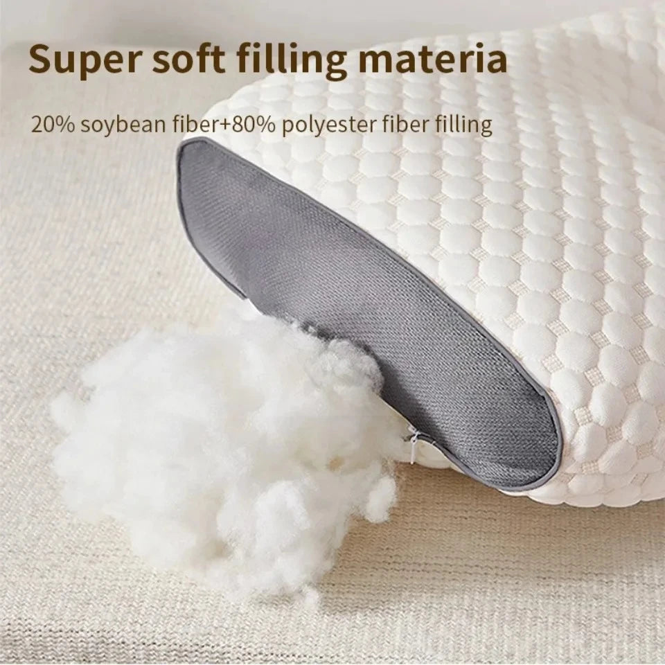 Spa Massage Pillow Washable Non-Collapse Cervical Support Pillow Core Home Pin Gift Pillow