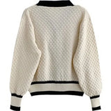 Women's Long Sleeve Button-Front Knit Cardigan