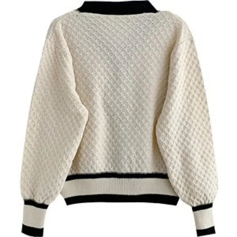 Women's Long Sleeve Button-Front Knit Cardigan