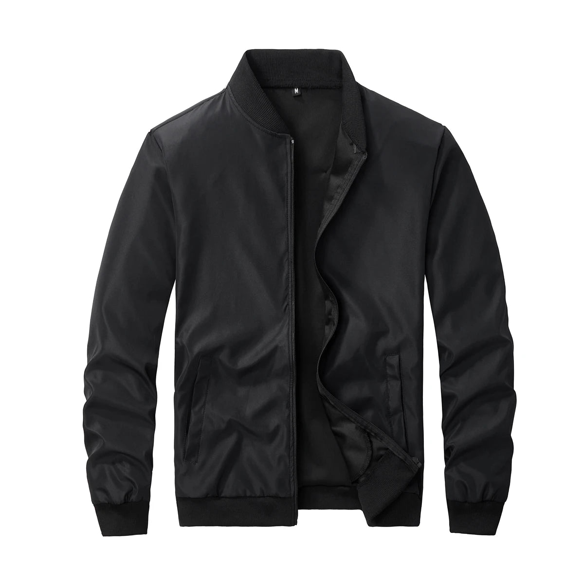 Men's Lightweight Zip-Up Baseball Collar Jacket