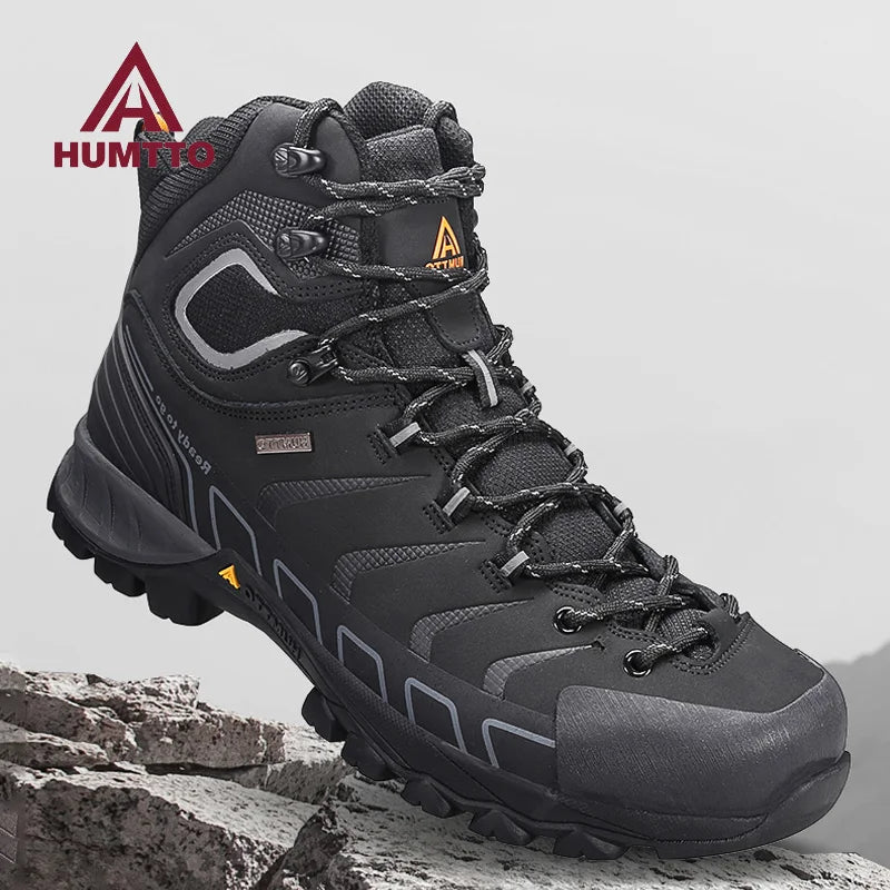HUMTTO Hiking Shoes Men's Winter Outdoor Sports Climbing Shoes hunting Tactical boots Warm women Trekking Sneakers ankle shoes