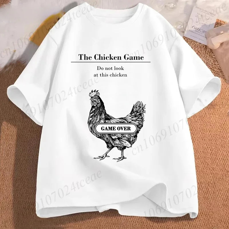 Chicken Game Graphic Tee – Funny Unisex T-Shirt