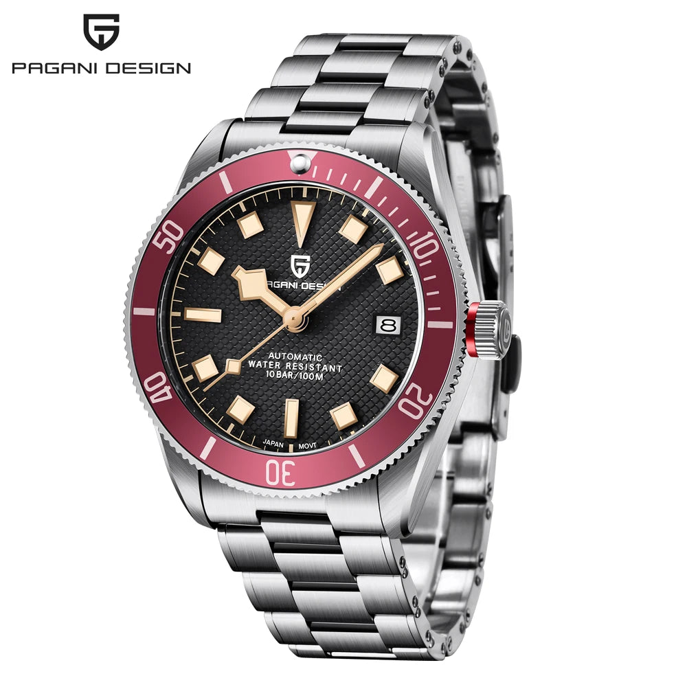 2025 New PAGANI DESIGN Retro Men's Watches NH35 Automatic Watch For Man Mechanical Wristwatch Luxury AR Sapphire Luminous Clock