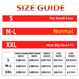 MAXJULI Polarized Extra Big Sunglasses for Men Women with Big Heads UV 400 Protection Sun glasses 8125
