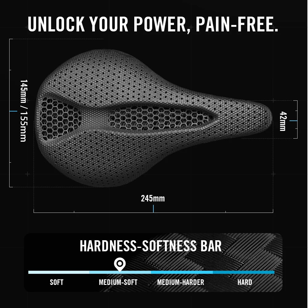 RYET Carbon Saddle 145/155MM – Road, MTB & Gravel