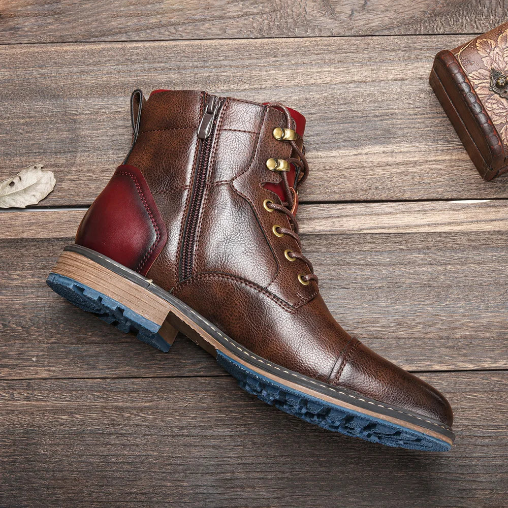 Men’s Classic Leather Ankle Boots