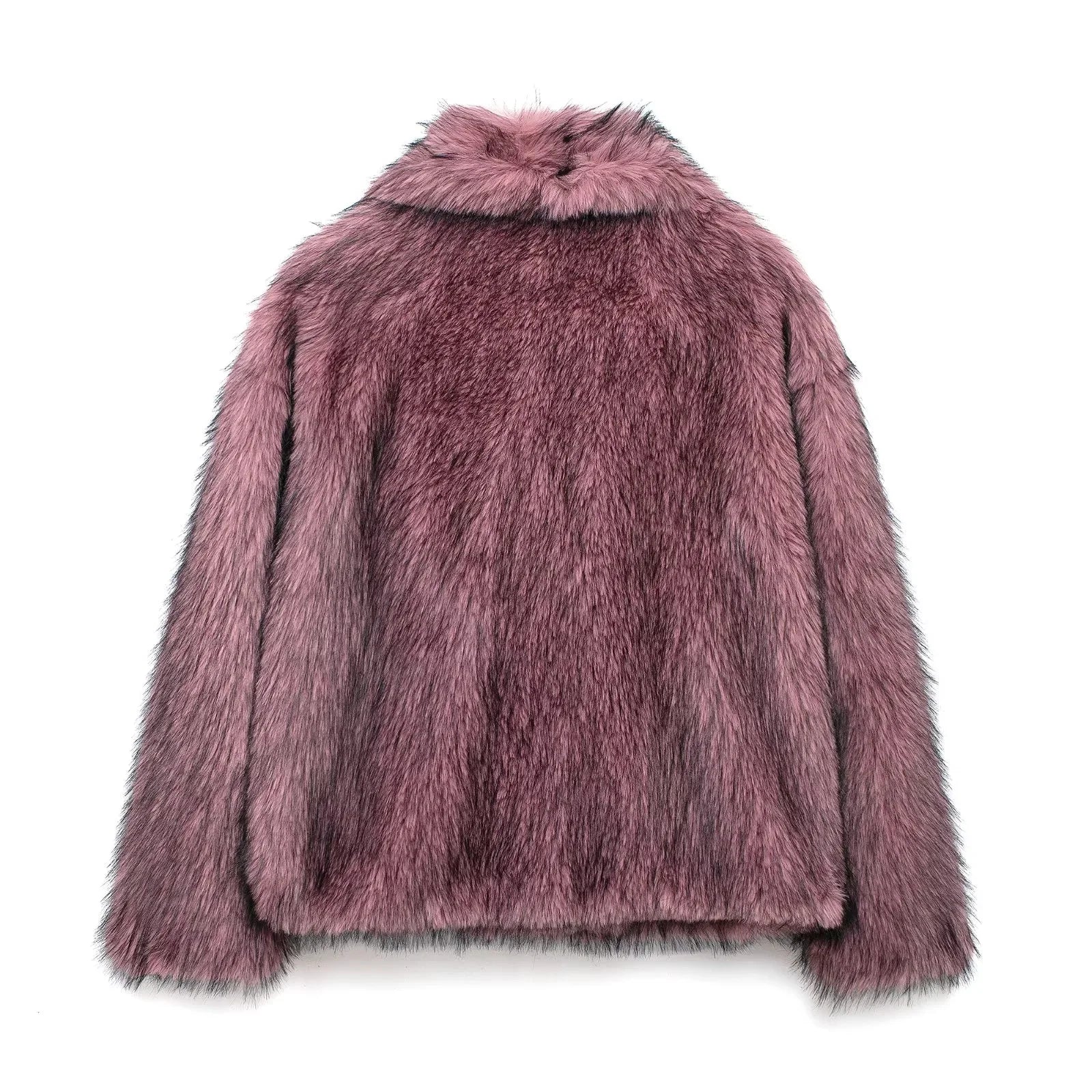 Elegant Faux Fur Oversized Coat