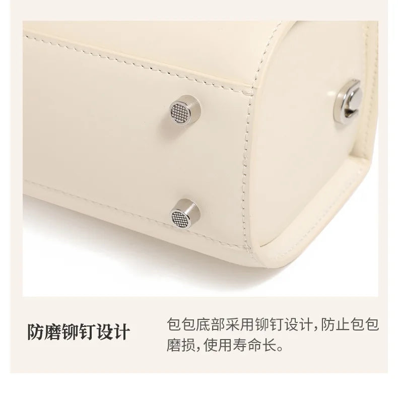 YANATARI Genuine Leather Woman Bag Shoulder Bag Handbags Ladies Crossbody Bags Luxury Designer Minimalism Bag Mini Bag White