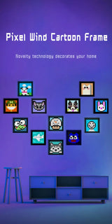LED Pixel Matrix Bluetooth Smart Display 64x64 RGB Digital Lamp Panel DIY Art Display Gaming Anime Room Decor Frame APP Control