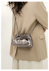FOXER Genuine Leather Women Small Shoulder Bag Lady Fashion Mini Crossbody Handbag Purse Perfect Gift for Wife, Girlfriend