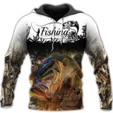 Marlin Fishing Camo 3D Pullover
