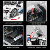 1:14 Scale Racing Car Technical Building Blocks Set 1208PCS Model Car Kit Hobby Collectible Display Toy Birthday Christmas Gift