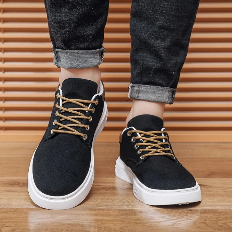 New Breathable Men's Canvas Shoes Student Casual Sports Shoes Trendy Youth Board Shoes