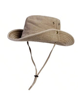 Wide-Brim Cotton Bucket Hat – Sun Protection & Style