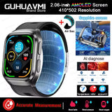 2026 New Upgrade AI Diagnostic  Airbag  Precise Blood Pressure Health SmartWatch Uric Acid ECG Blood lipids Smartwatch Men Women