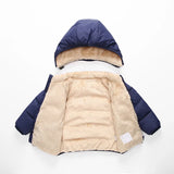 Kids’ Plush Cartoon Hooded Jacket