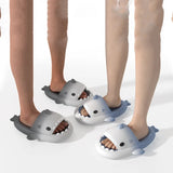 Summer Shark Slippers EVA Flip Flops Unisex Non-Slip Indoor Outdoor Slides Cute Beach Shoes for Men Women Girls Boys