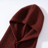 Women's Pure Cashmere Knit Beanie & Scarf Hat