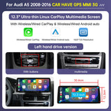 Road Top 8.8"/12.3" Touch Screen for Audi A5 2008–2016