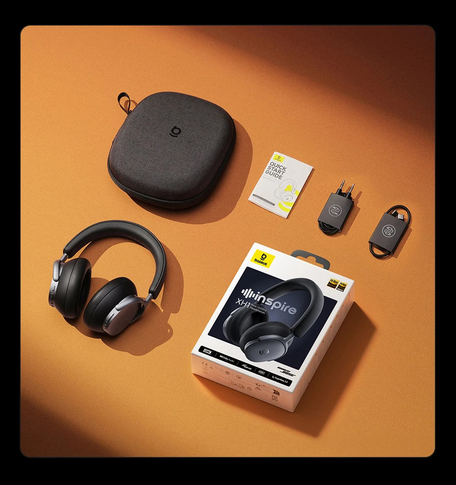 Baseus Inspire XH1 – Premium ANC Wireless Headphones