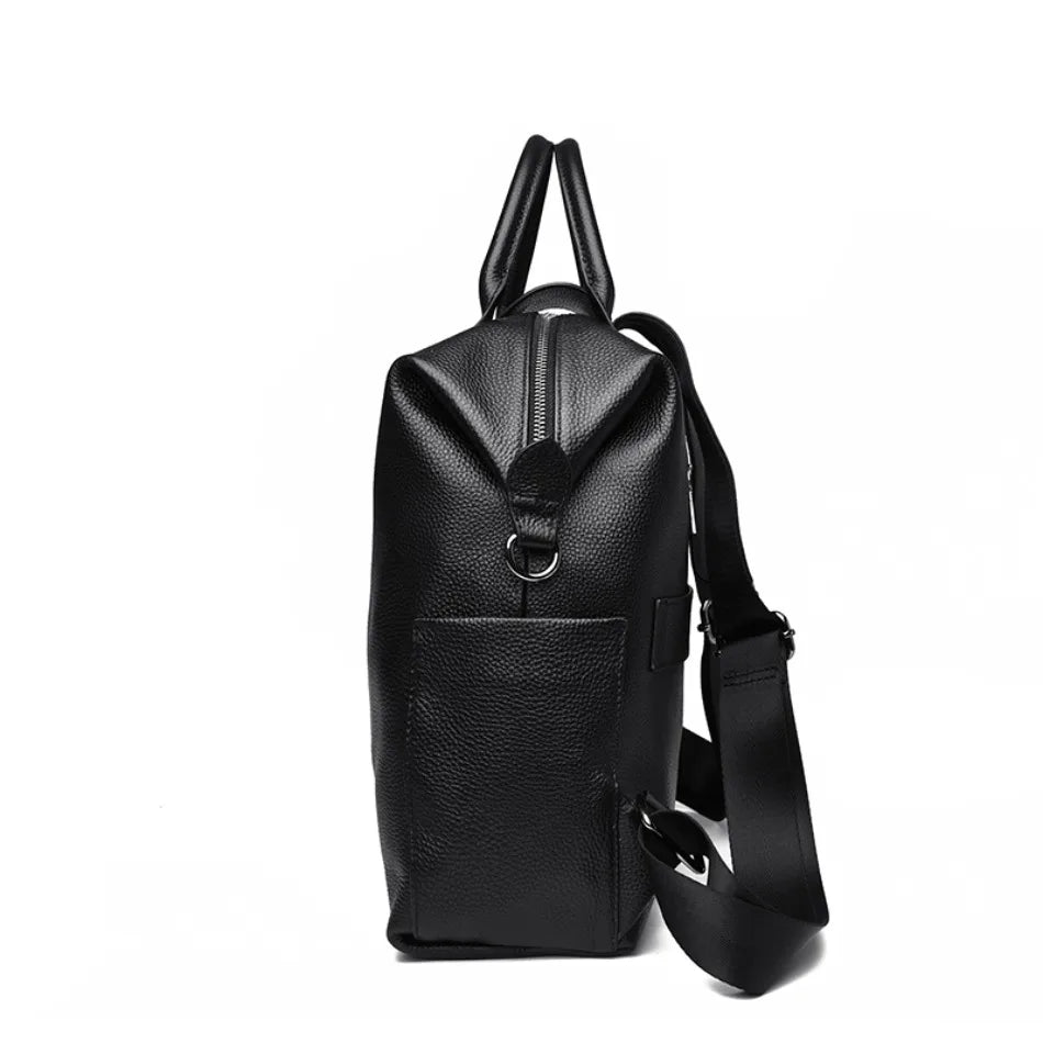 100% Genuine Cowhide Leather Women Backpack Large Capacity School Back Pack Female Casual Travel Bagpack Rucksacks for Girls Sac