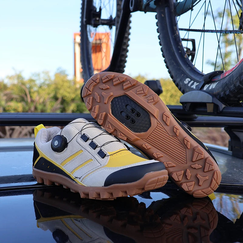 QQ-TB181 Cycling Shoes for Men, MTB Shoes, High Quality, Hiking, Gravel, Road Bicycle Sneakers for Men, Tennis Shoes, Size 39-50