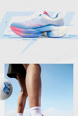 QIAODAN TG PLAID Running Shoes 2026 For Man Trainers Cushioning Carbon Board Sport Shoes Rebound Training Sneakers QDB023253295