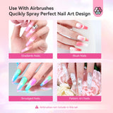 Saviland 12-Color Airbrush Gel Nail Polish Set