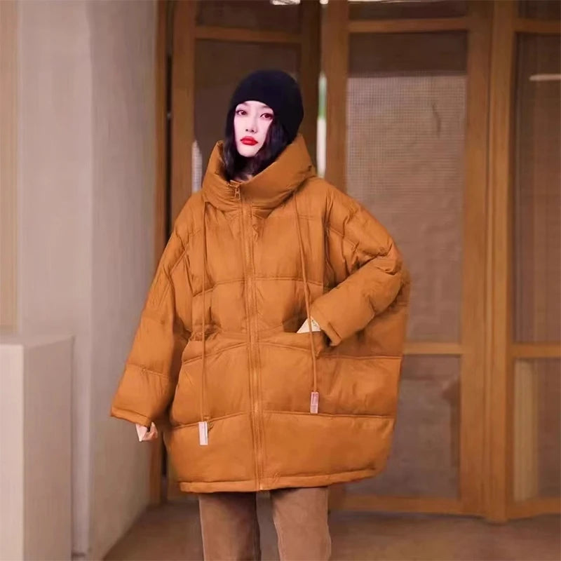 Women’s Oversized White Duck Down Puffer