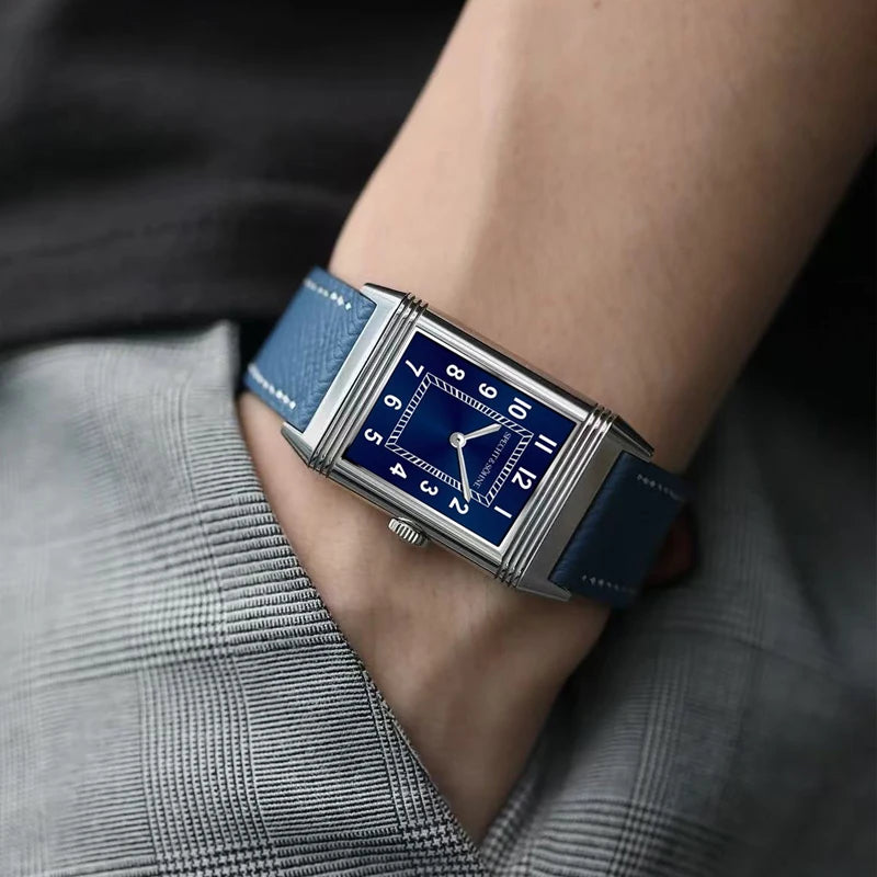 2026 New Versions Specht & Söhne Overturn Square Watch Men's Watches Ultrathin Quartz Movt Casual Men Watch Reloj Hombre 25.5MM
